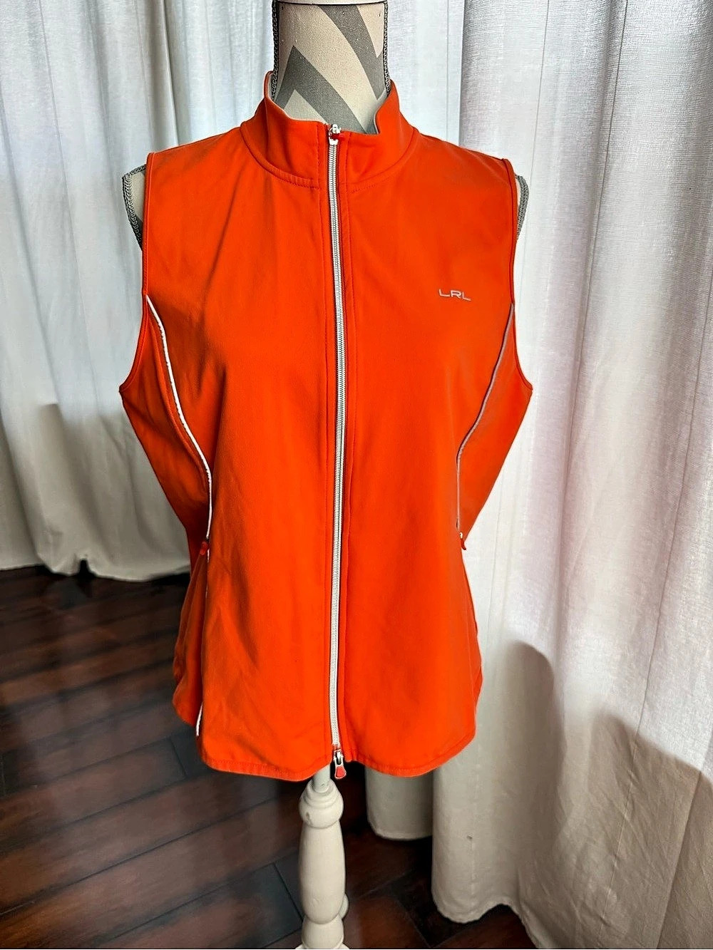 Lauren Ralph Lauren Active vest Orange Athletic Vest XL Like New